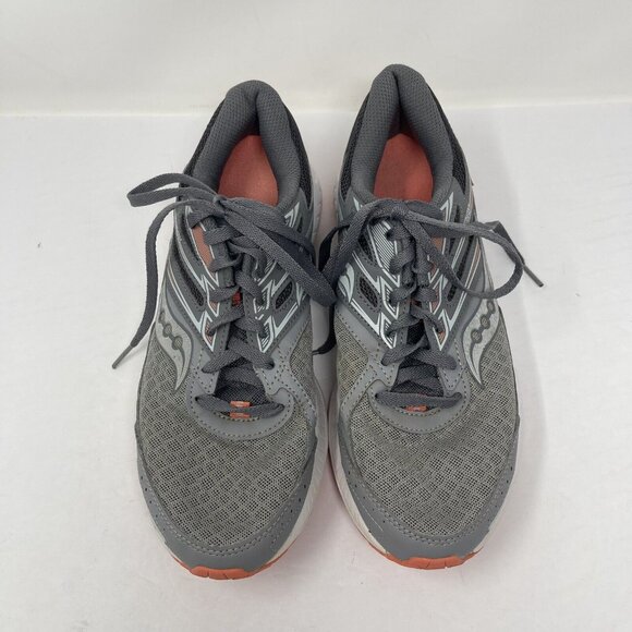Saucony Shoes Womens 9.5 41 Grey Cohesion 13 Running Sneakers S10559-5 Versafoam - Picture 3 of 15